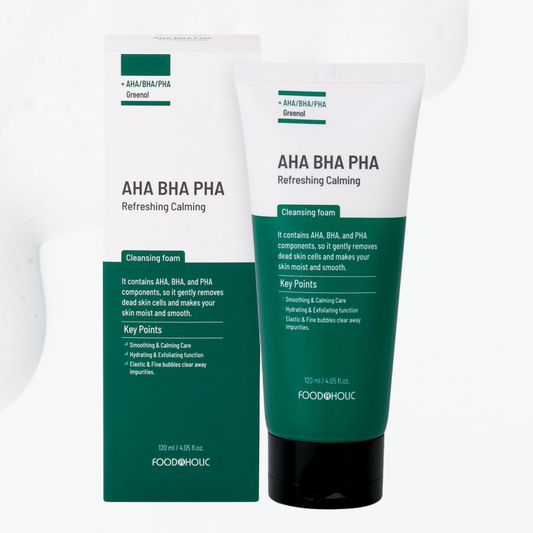 AHA BHA PHA Refreshing Calming Foam Cleanser