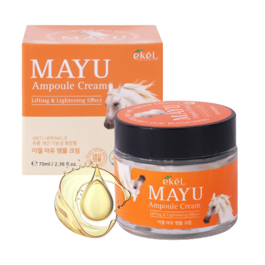 Ekel Mayu Horse Oil Ampoule Cream